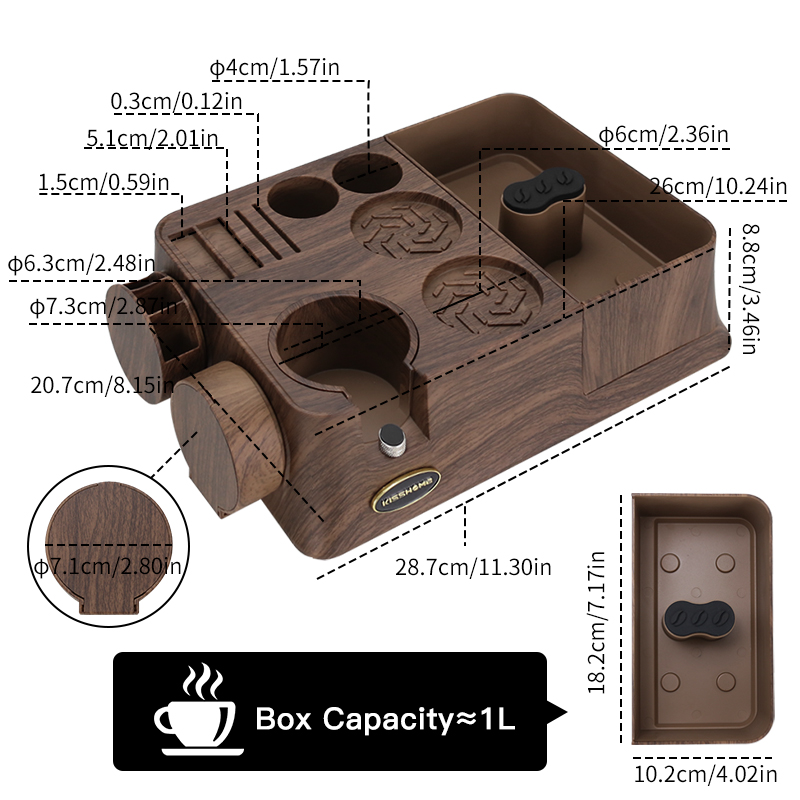 KISSHOME Espresso Tamper Stati - đánh giá và giá Coffee Equipment Holder