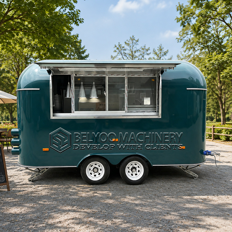 Belyoo Commercial Food Trailer - đánh giá và giá Coffee Equipment Usa