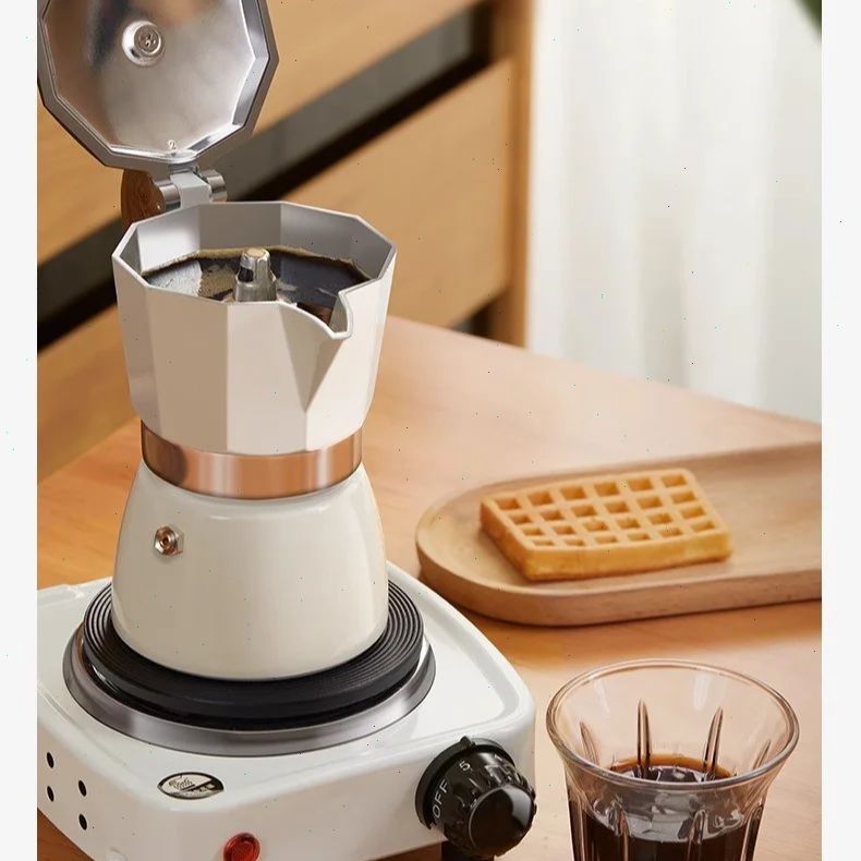 Round-bottomed Moka Pot Single - đánh giá và giá Coffee Equipment Usa